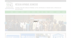 Desktop Screenshot of afriquejeunesse.com