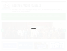 Tablet Screenshot of afriquejeunesse.com